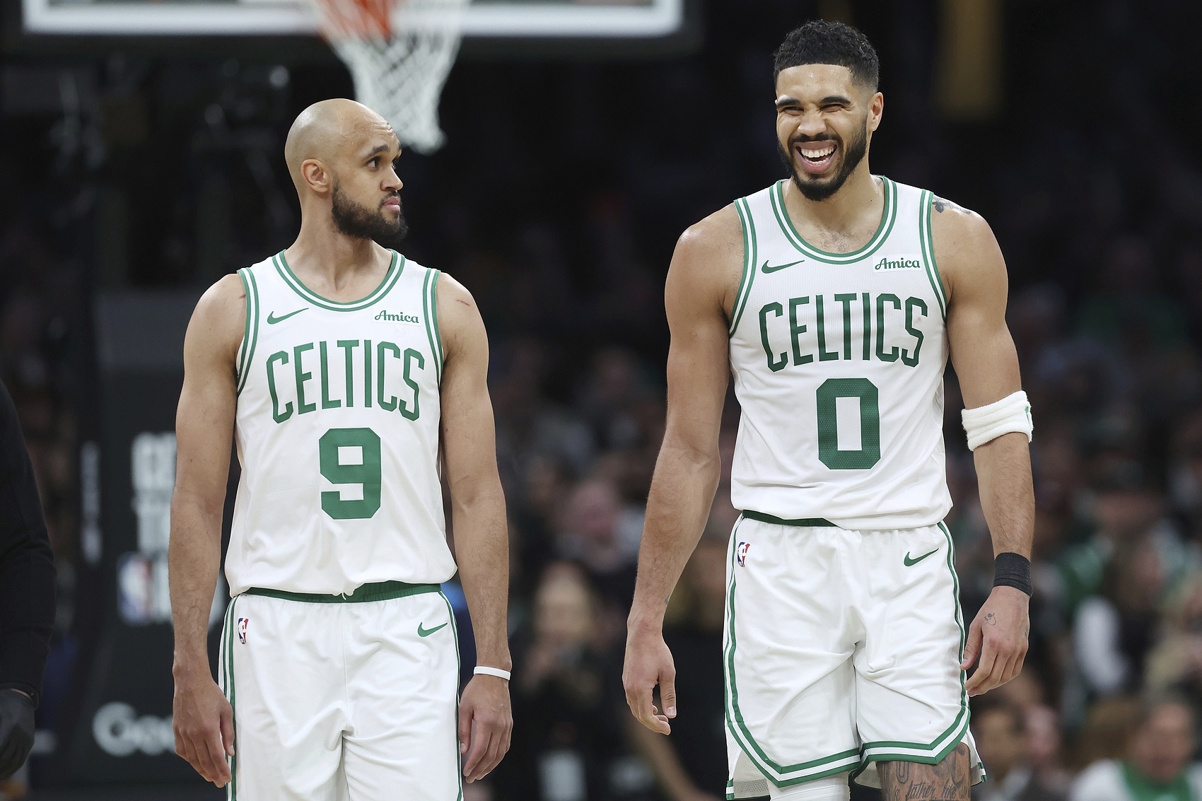 强强对决!明日绿军客战雷霆 塔图姆与德里克·怀特出战成疑